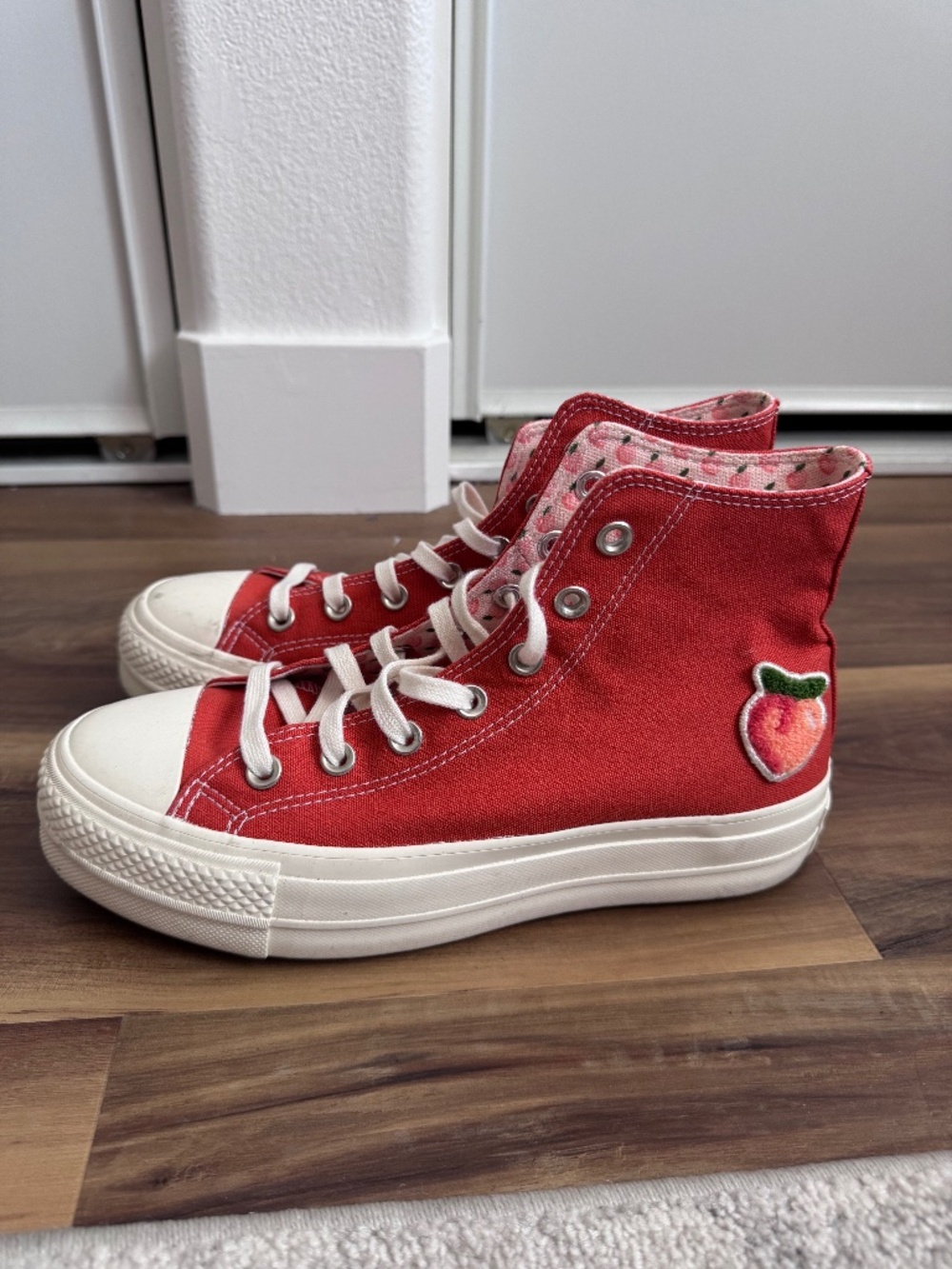 Converse Chuck Taylor All Star Lift Platform High 'Peaches' Shoes